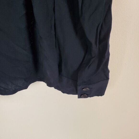 Fashion Nova Black You Better Work Button-up Polo Shirt Size 1X - Picture 8 of 8